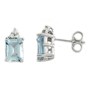 Parour white gold with aquamarines and diamonds 113OT/O60A