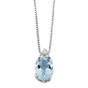 Parour white gold with aquamarines and diamonds 113OV/O61A