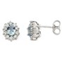 Parour white gold with aquamarines and diamond S491A/O69A