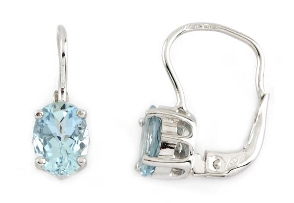 Parour white gold with aquamarines and diamonds 198OV/O86A