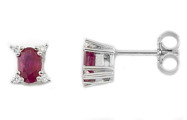 Parour white gold with rubies and diamonds 692R/O253R