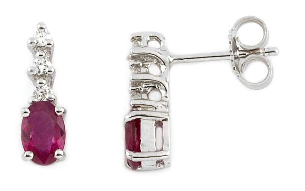 Parour white gold with rubies and diamonds 573R/O263R