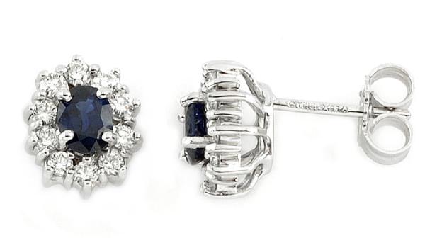 Parour white gold with sapphires and diamonds 491Z/O69Z