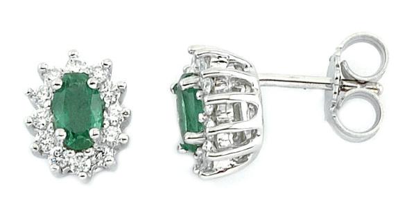 Parour white gold with emeralds and diamonds 577S/O224S
