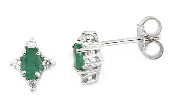 Parour white gold with emeralds and diamonds 551S/O188S