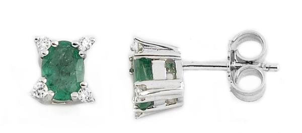 Parour white gold with emeralds and diamonds 692S/O253S