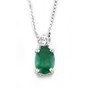 Parour white gold with emeralds and diamonds 488S/O174S