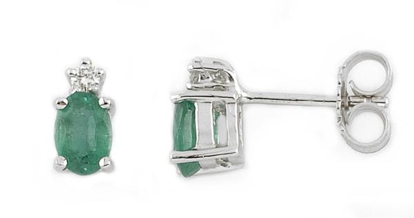 Parour white gold with emeralds and diamonds 488S/O174S
