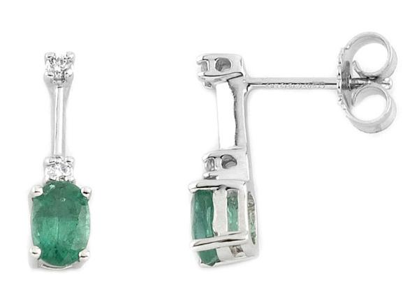 Parour white gold with emeralds and diamonds 722S/O261S