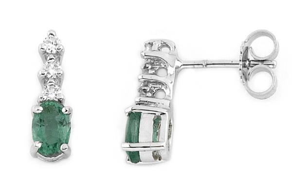 Parour white gold with emeralds and diamonds 573S/O263S