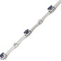 Bracciale oro bianco con diamanti B34zz